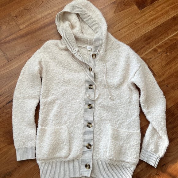 NWOT Gap Boucle Cardigan Sweater Jacket - Picture 2 of 4